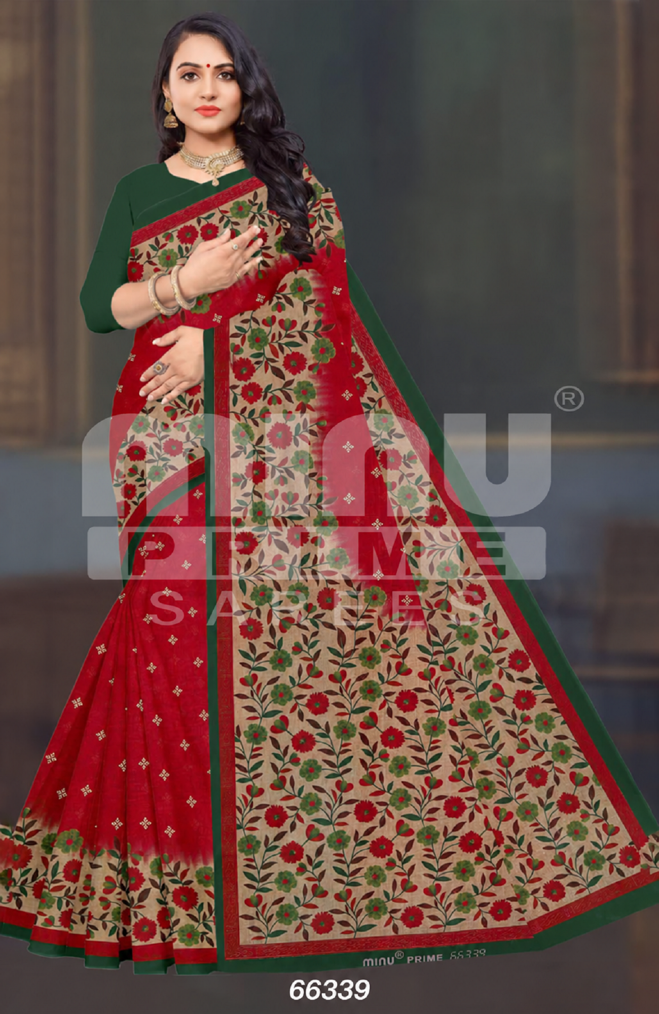 traditional Bengali cotton saree