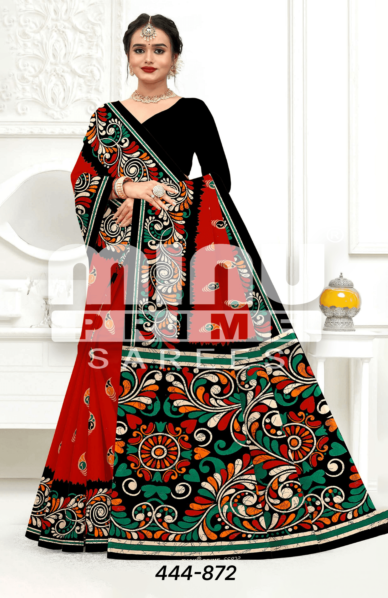bakit print saree