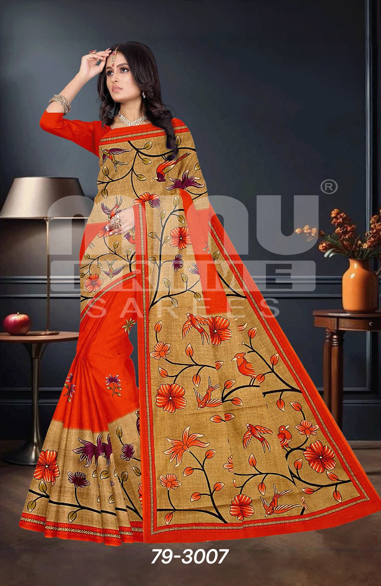 Indian cotton saree