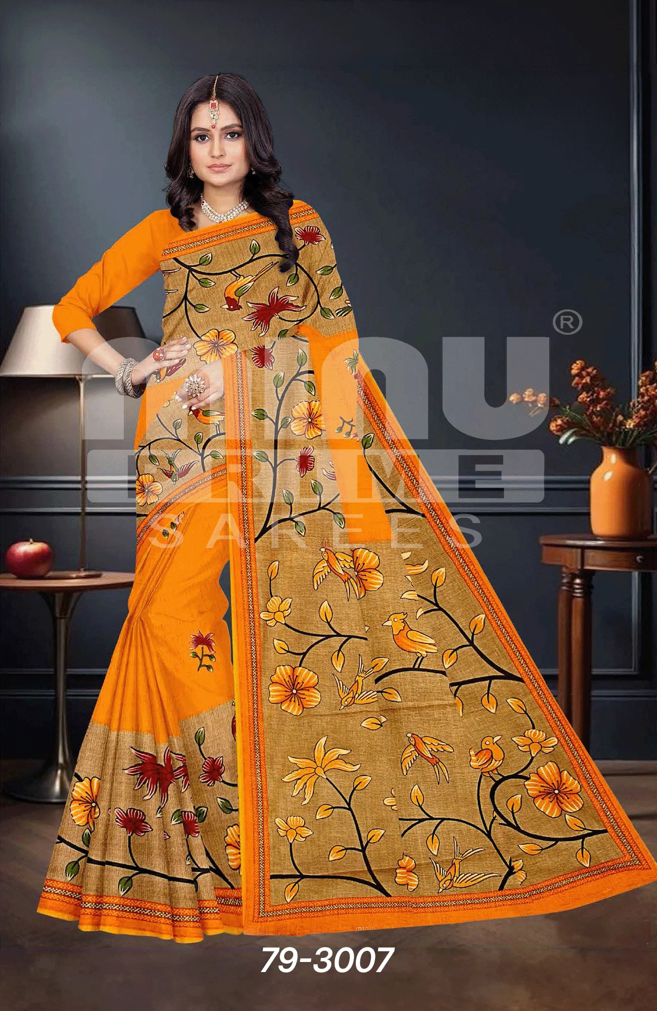 Indian cotton saree