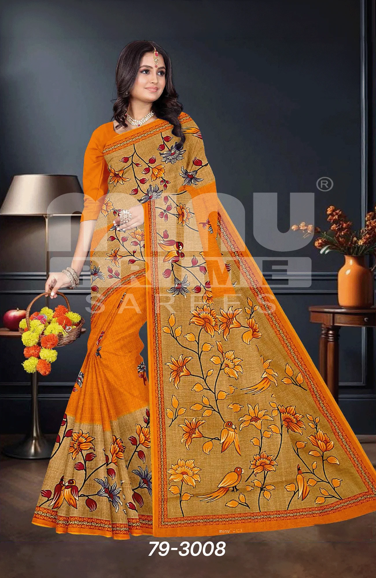 Indian cotton saree