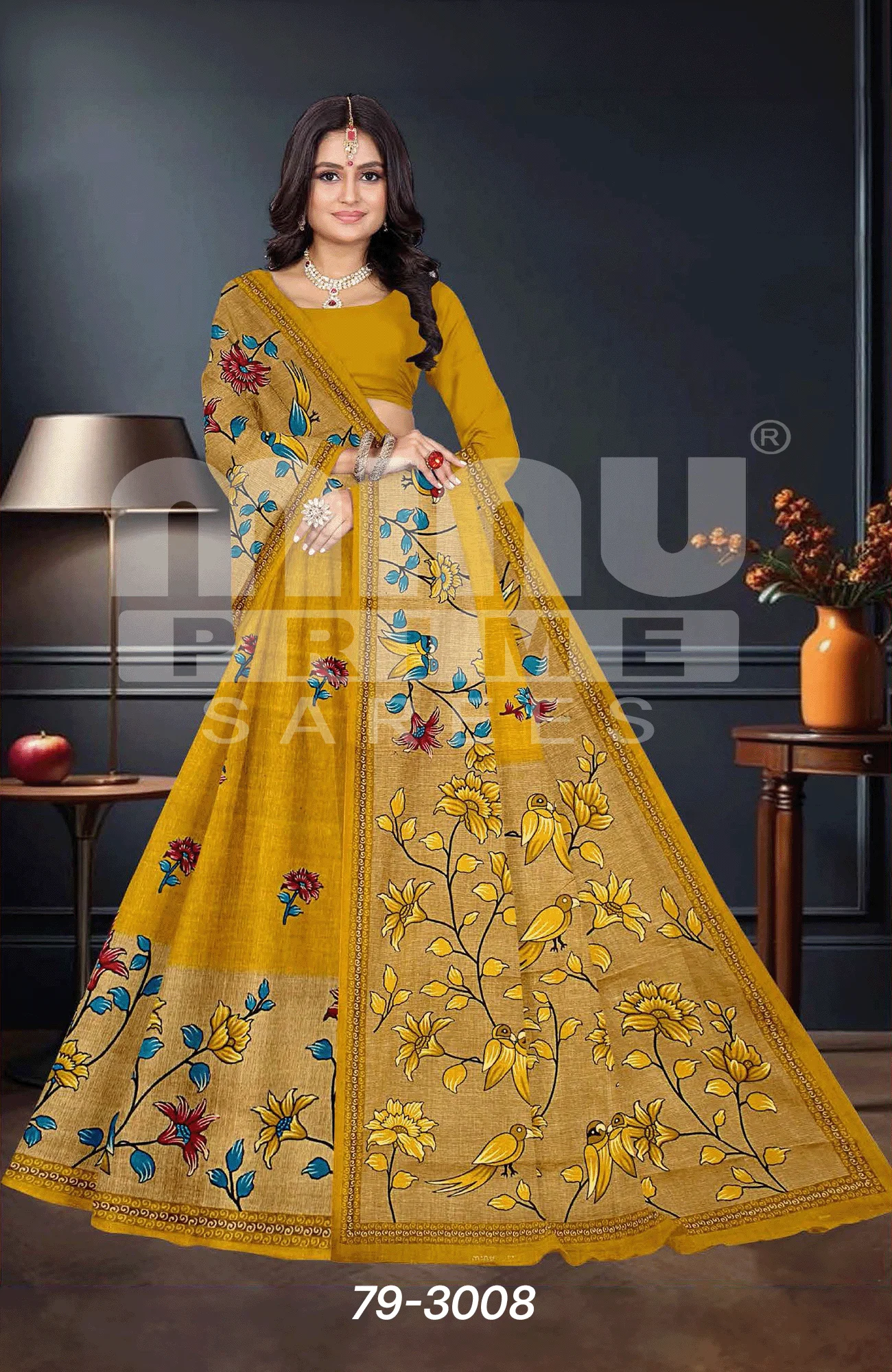 Indian cotton saree