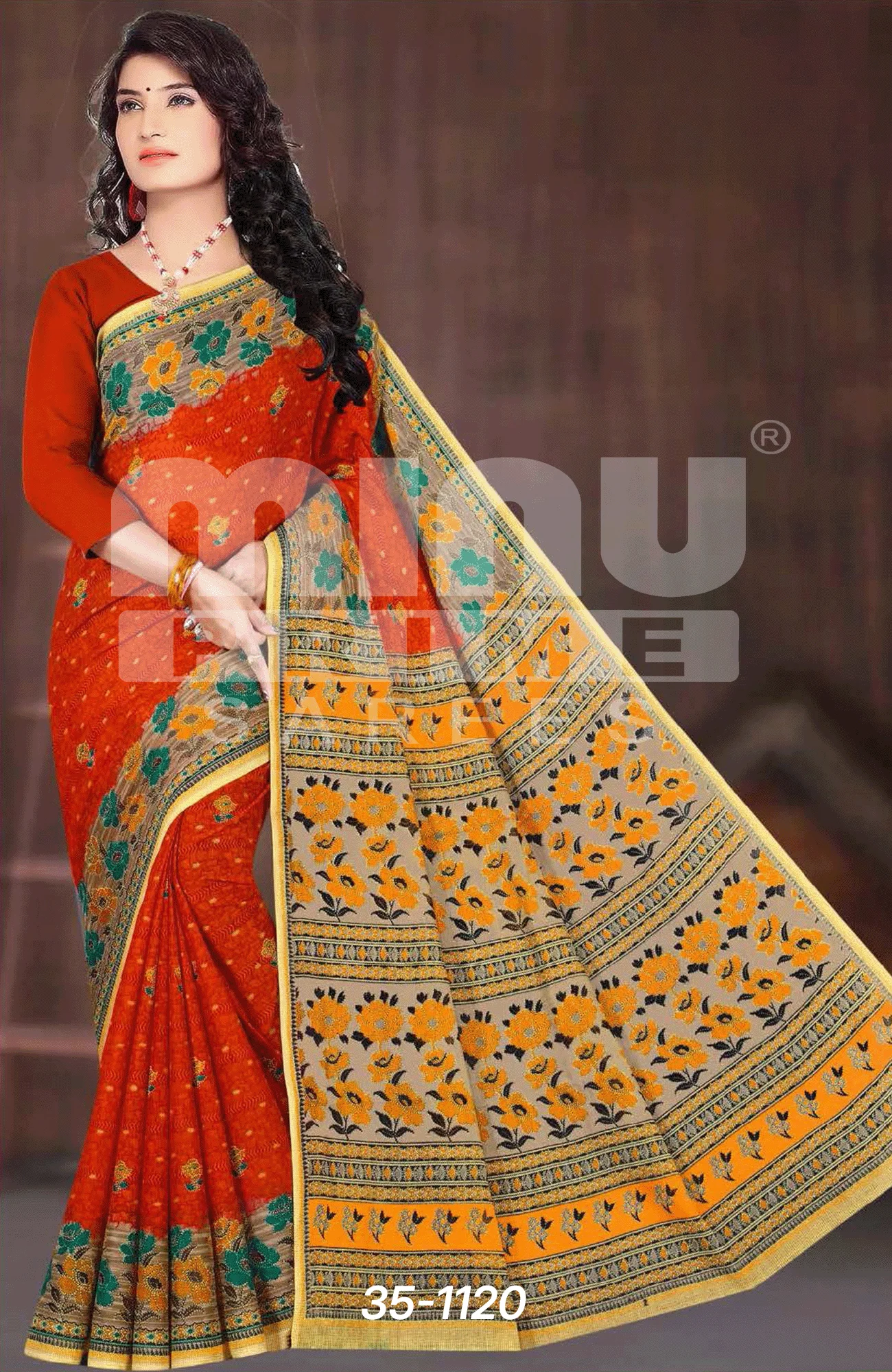 Indian cotton saree