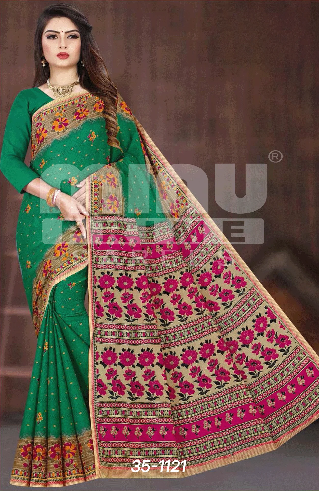 Indian cotton saree