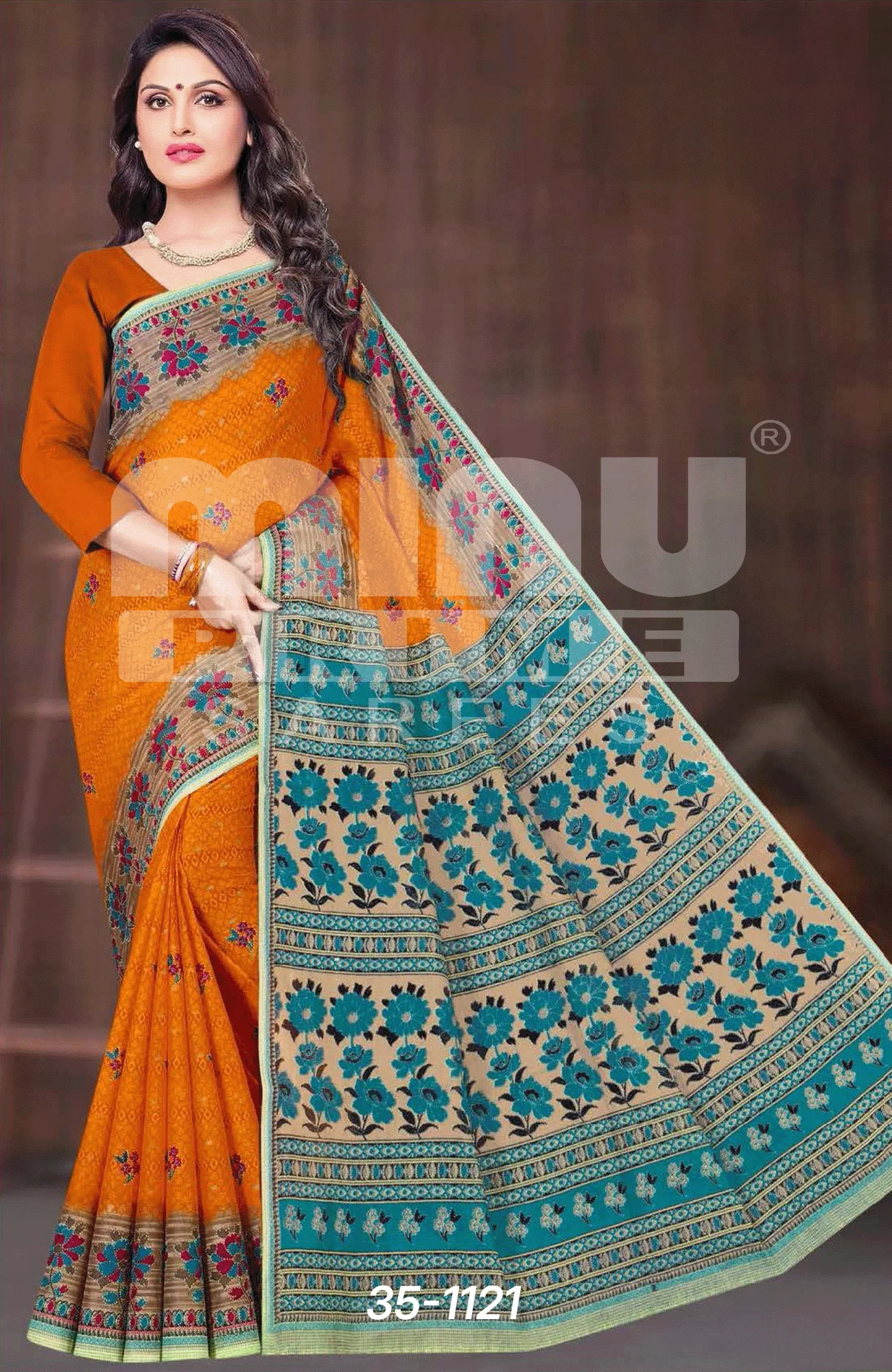 Indian cotton saree