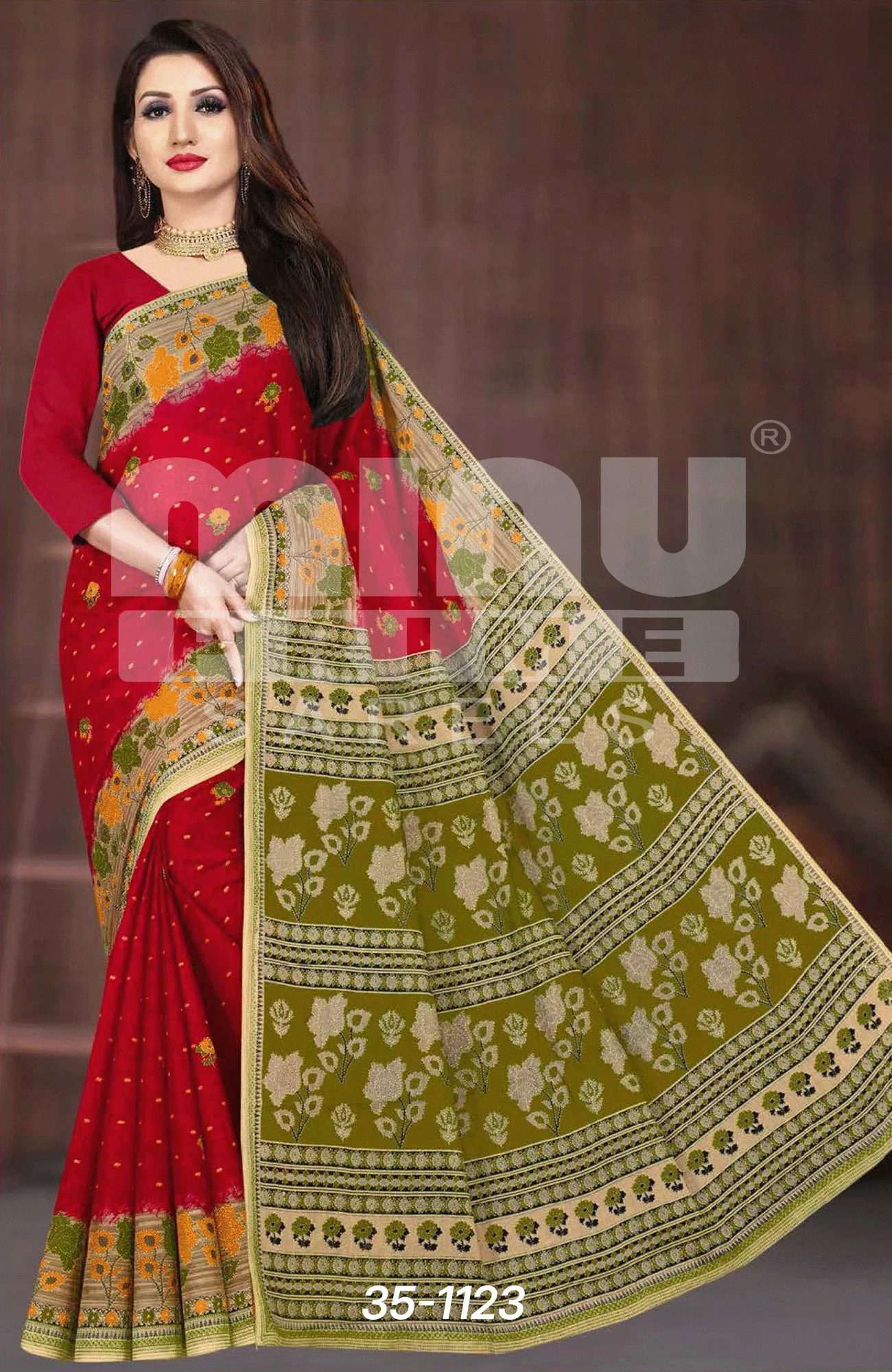 Indian cotton saree