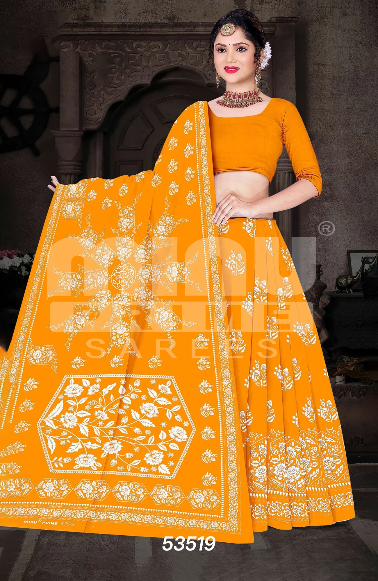 premium cotton saree