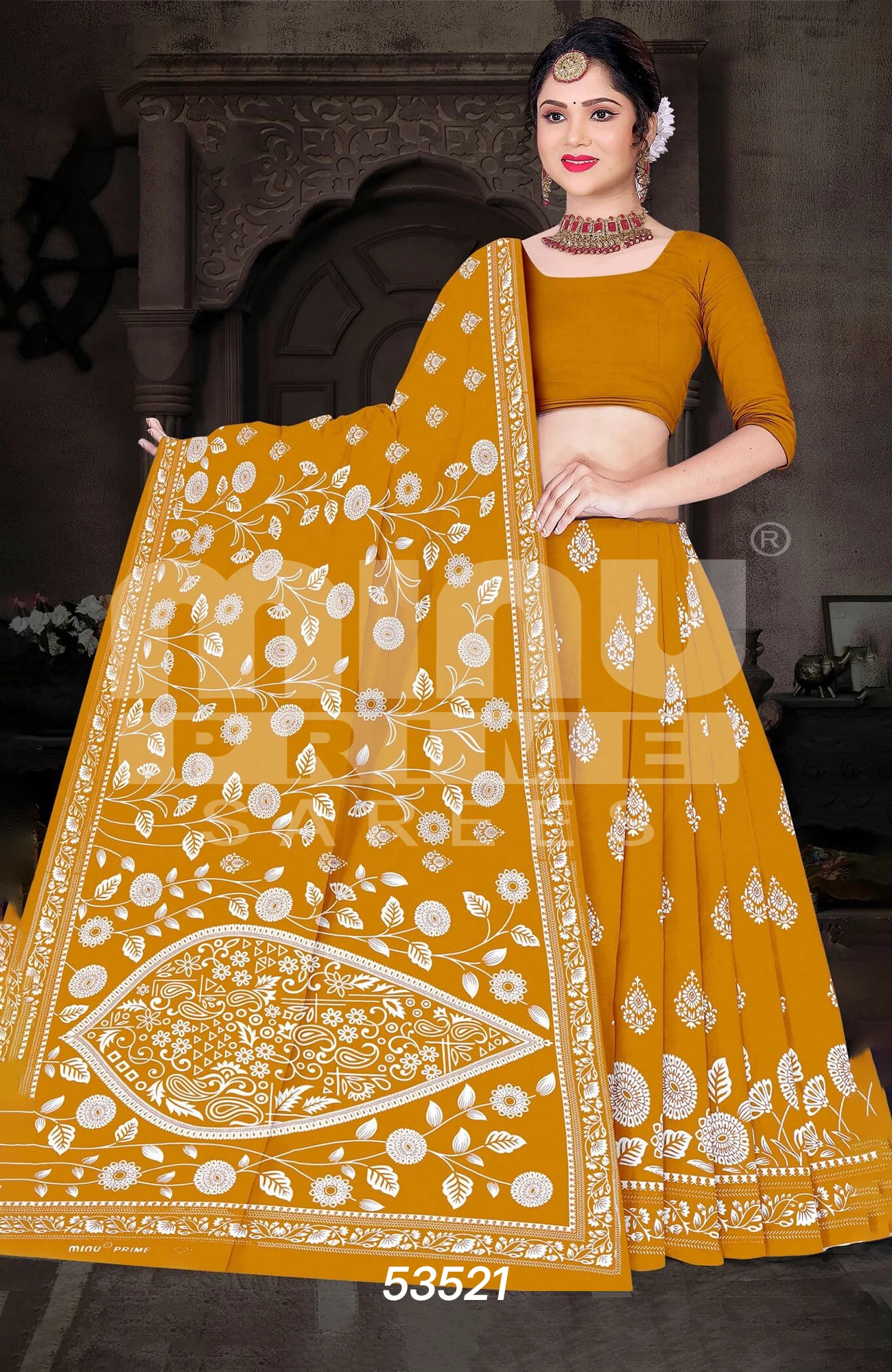 Indian cotton saree