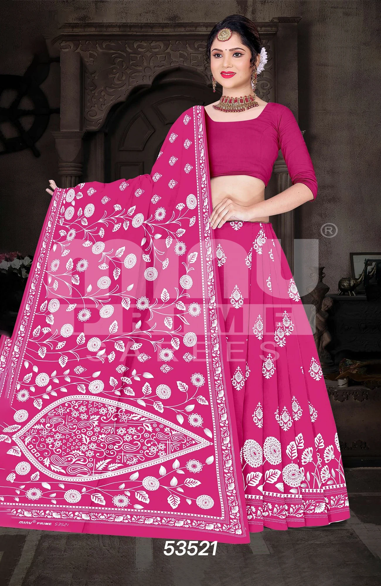 Indian cotton saree